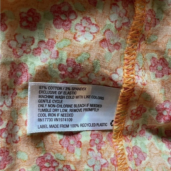 NWT Wild Fable Orange Floral Size XL Dress - Picture 3 of 8
